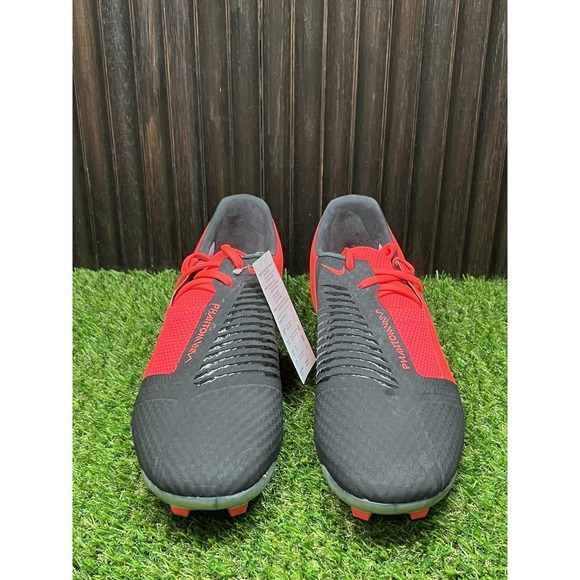 Size 10 - Nike Phantom Venom Academy FG Crimson & Black Soccer Cleats AO0566 606